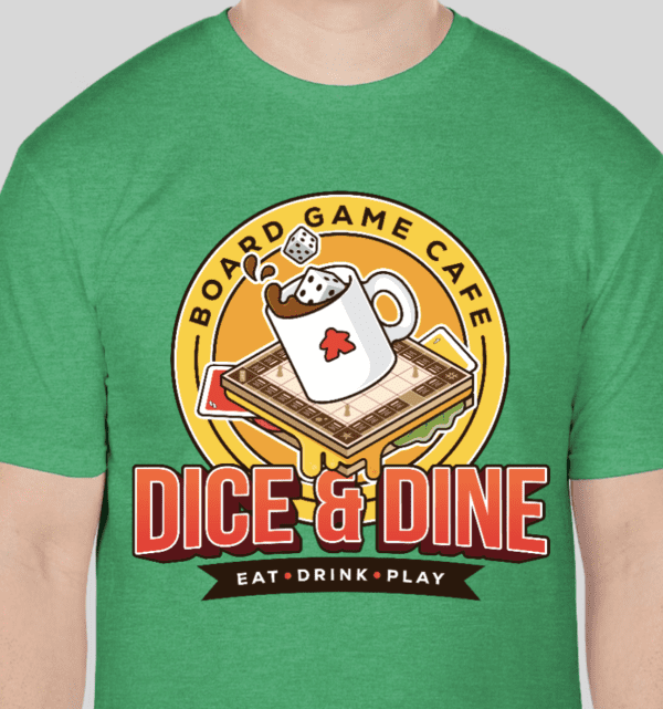 Dice and Dine Logo T-Shirt GREEN