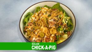 Salad chick a pig